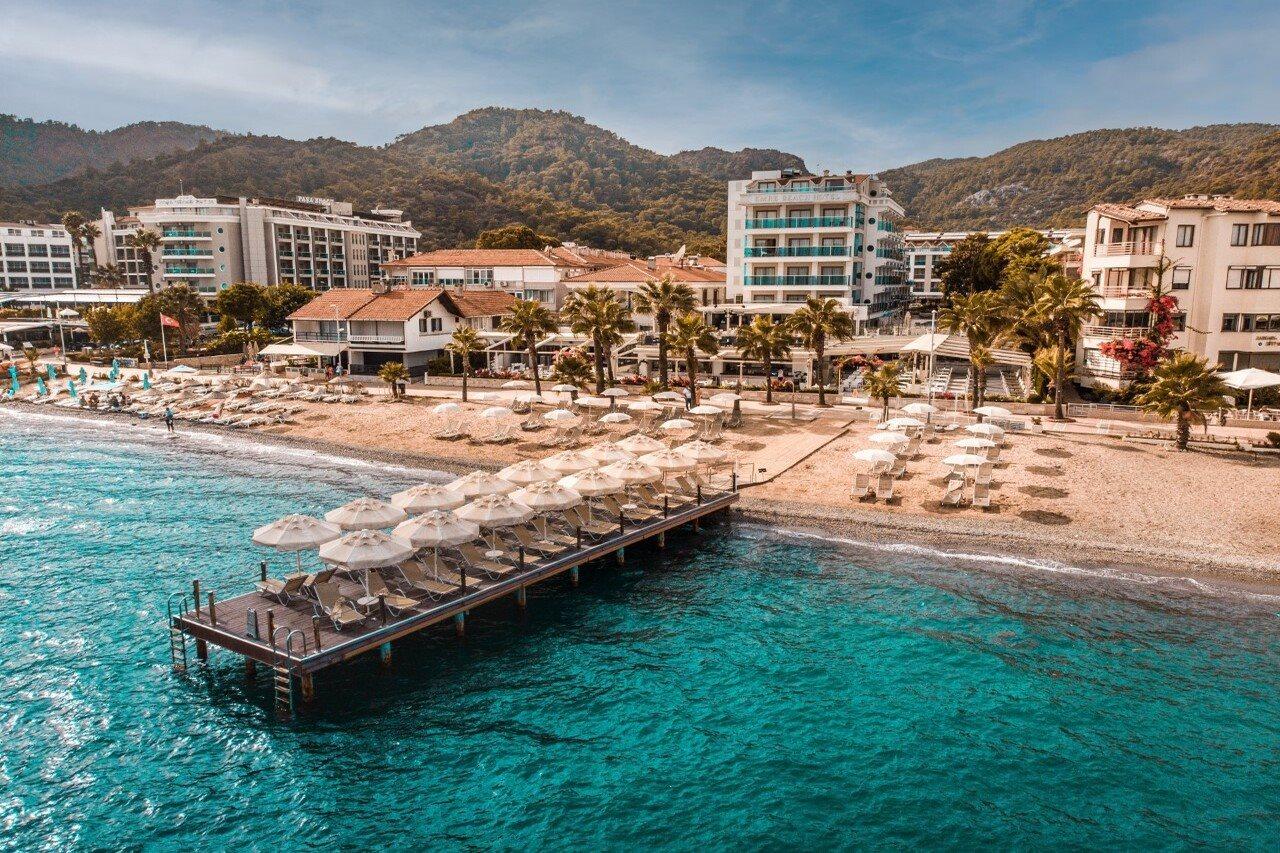 Emre Beach & Emre Hotel Marmaris Exteriör bild